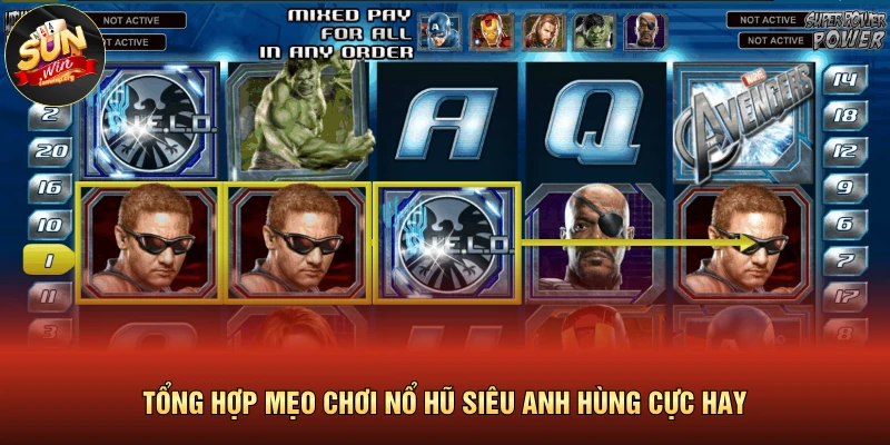 Avengers | Tuyệt Chiêu Quay Hũ Ăn Thưởng Gấp 100 Lần 4 Tổng hợp mẹo chơi nổ hũ siêu anh hùng cực hay